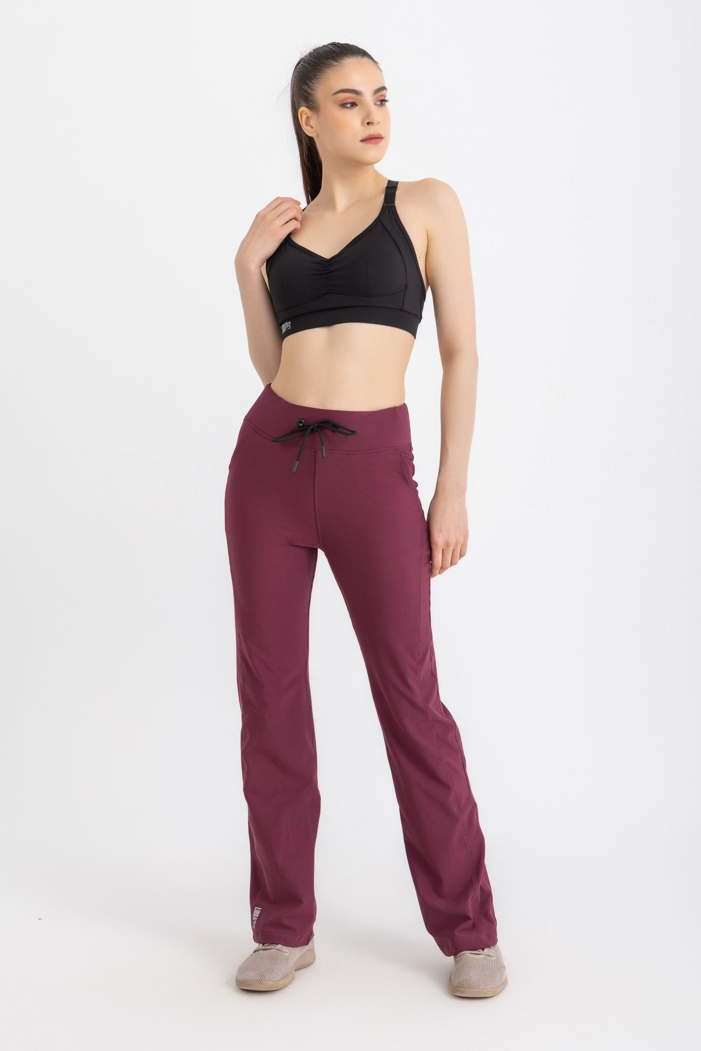 Straight Leggings - Crushed Violets
