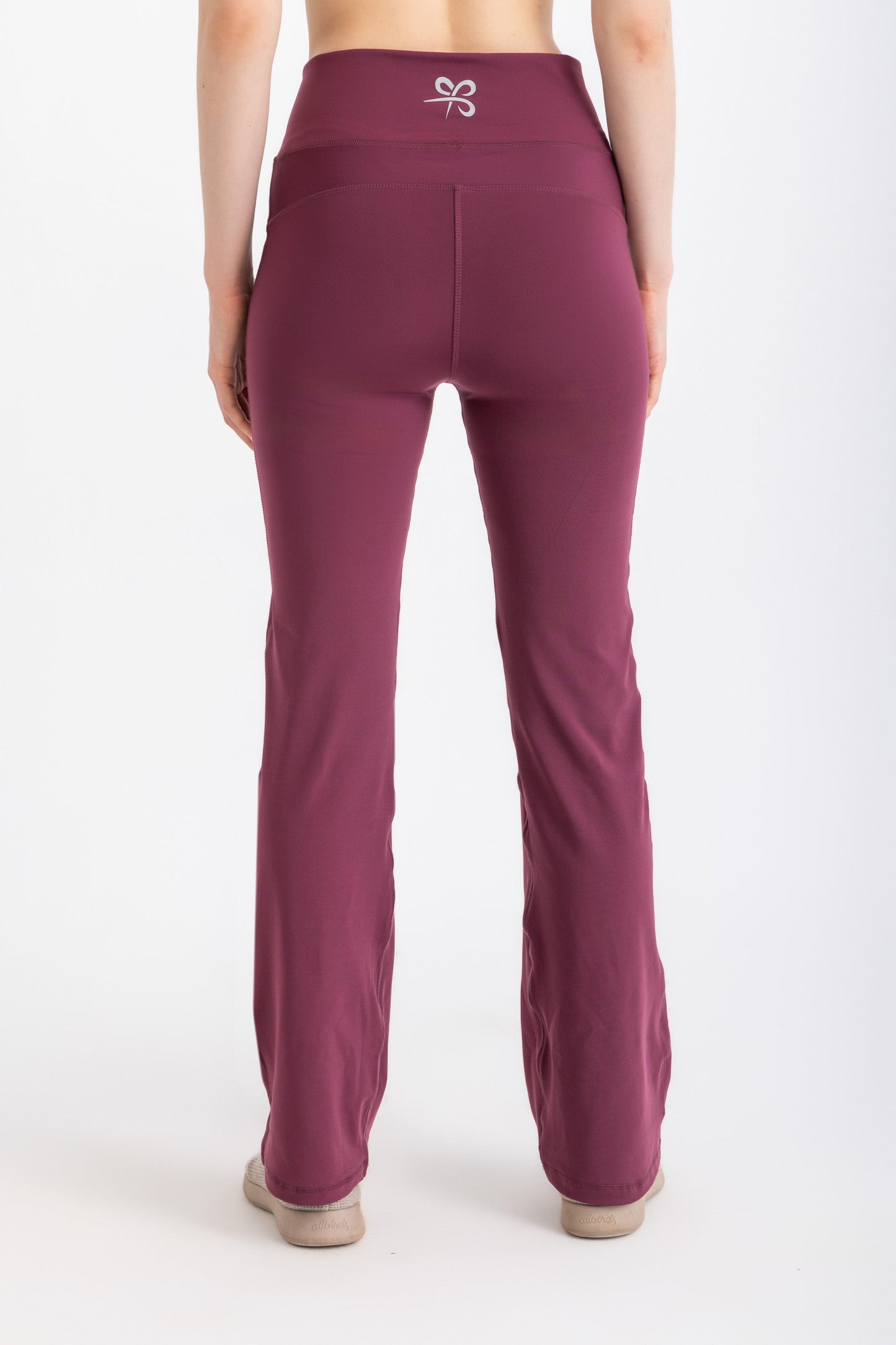 V-Flare Leggings -Crushed Violets