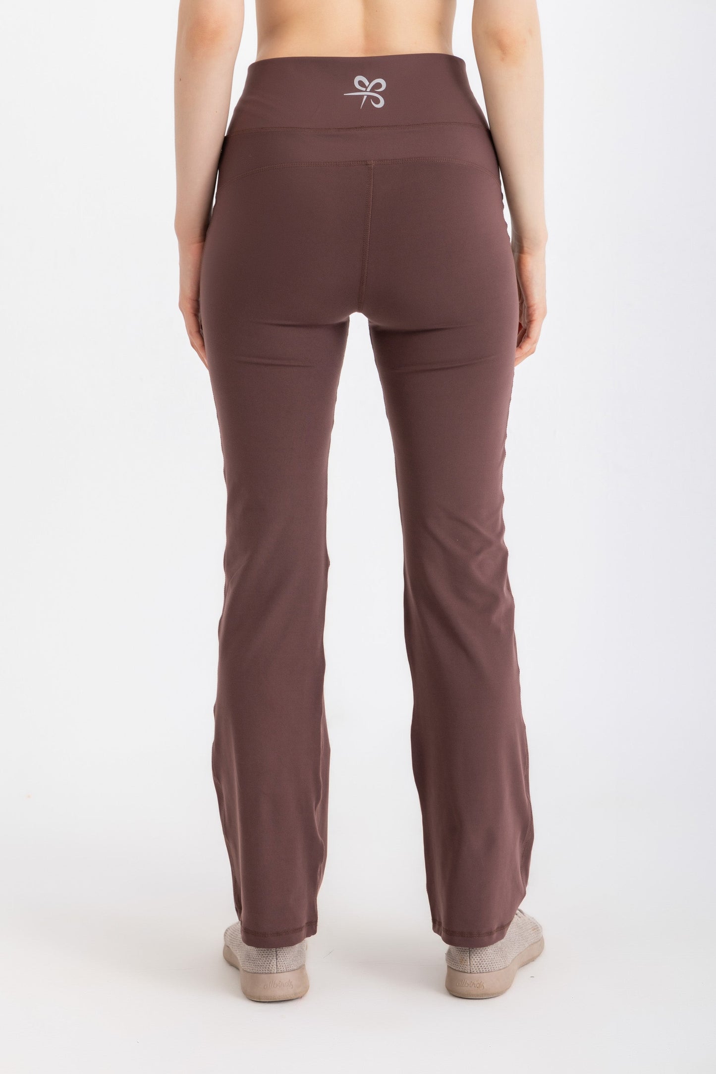 V-Flare Leggings - Deep Mahogany