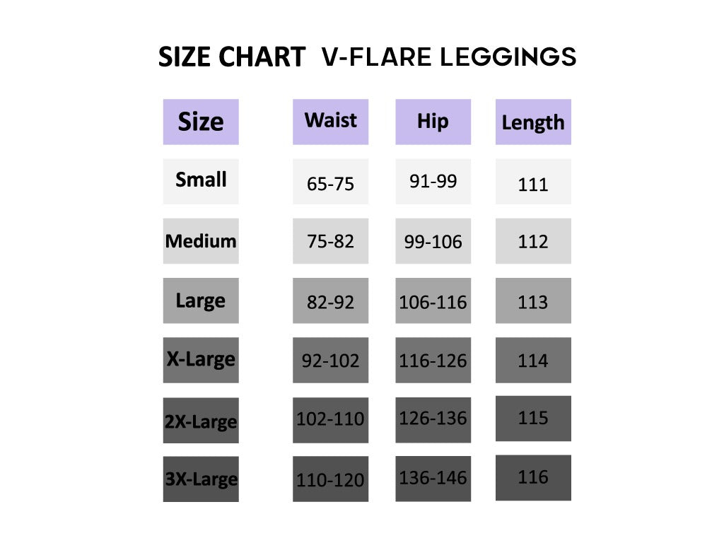 V-Flare Leggings - Deep Mahogany